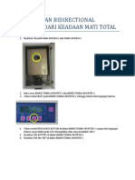 Mengoperasikan Bidirectional Inverter