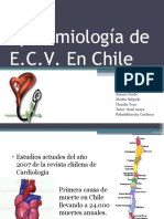 Epidemiología de E.C.V. en Chile