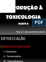 Introdução à Toxicologia Parte II