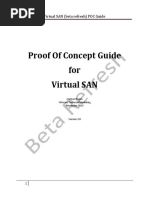 Poc Guide Post Checklist For Vsan