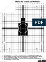 Improved M16A2 - A3 - A4 Zero Target