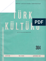 Türk Kültürü - Sayı 304 PDF