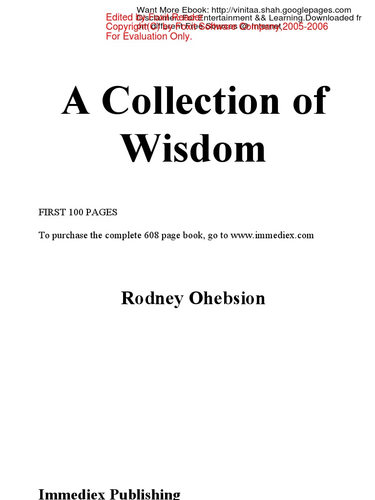 A Collection of Wisdom | PDF | Confucianism | Analects