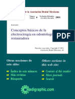 Conceptos Básicos de La Electrocirugia en Odontologia Restauradora