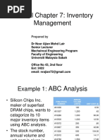 Tutorial Chapter 7 Inventory Management