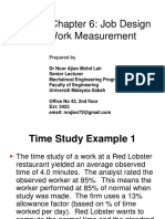 Tutorial Chapter 6 Job Design and Work Measurement