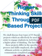 Higher Thinking Skills Through IT-Based Projects