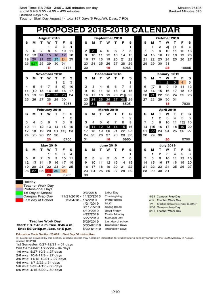 ccisd-2018-19-calendar-pdf-academic-term-educational-institutions