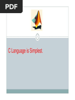 C Language Is Simplest. C Language Is Simplest