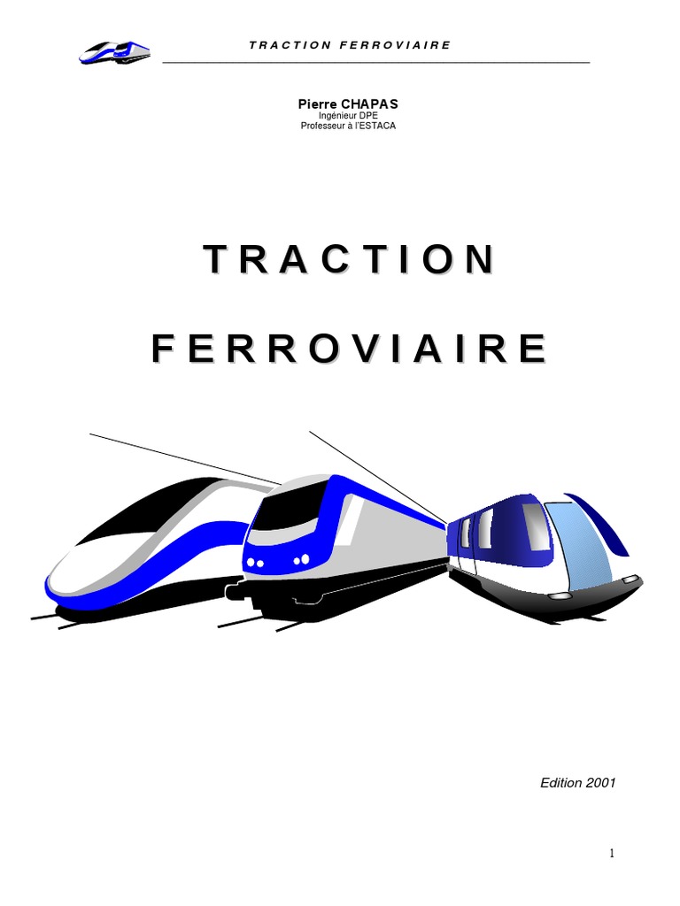 Cours de TRACTION Ferroviaire PDF, PDF, Transport ferroviaire
