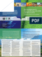 Plan Estratégico Para La Diversidad Biológica 2011-2020 y Las Metas de Aichi
