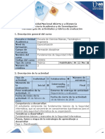 Guía de Actividades y Rúbrica de Evaluación - Fase 1 - Planificación