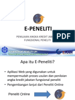 E-Peneliti, Kepakaran, Hasil Kerja Min