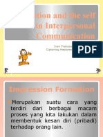 Perception and the Self in Interpersonal Communication