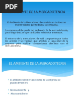 2. El Ambiente de La Mercadotencia