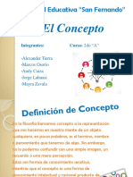 El Concepto (Filosofia) 2do A