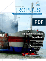 Rudiyanto, 2014, Tinjauan Kecelakaan Kapal Laut, Jurnal Teknik BKI PROPULSI (Penggerak Informasi Teknik Jasa Klasifikasi Indonesia), Jakarta. Hal 15