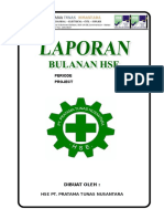 Laporan HSE Bulanan