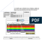 Materiales resistencias códigos colores