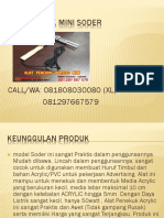 Jual Alat Tekuk Acrylic Mini Bandung - Call/WA 081. 808. 030. 080 (XL)
