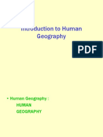 Pengenalan Geografi Manusia