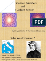 The Fibonacci Numbers and The Golden Section: by Zhengyi (Eric) Ge 4 Year Chemical Engineering