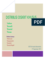 Distribusi Diskrit AnBiostat 27.09.12