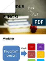 Fungsi dan Prosedur Modular dalam Program C