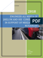 ENGINEER ALI MIRZA OF JHELUM AND HIS  CONSPIRACY IN SUPPORT OF MIRZAIS AND NUSAIRIAH ,REFUTING ENGINEER ALI MIRZA