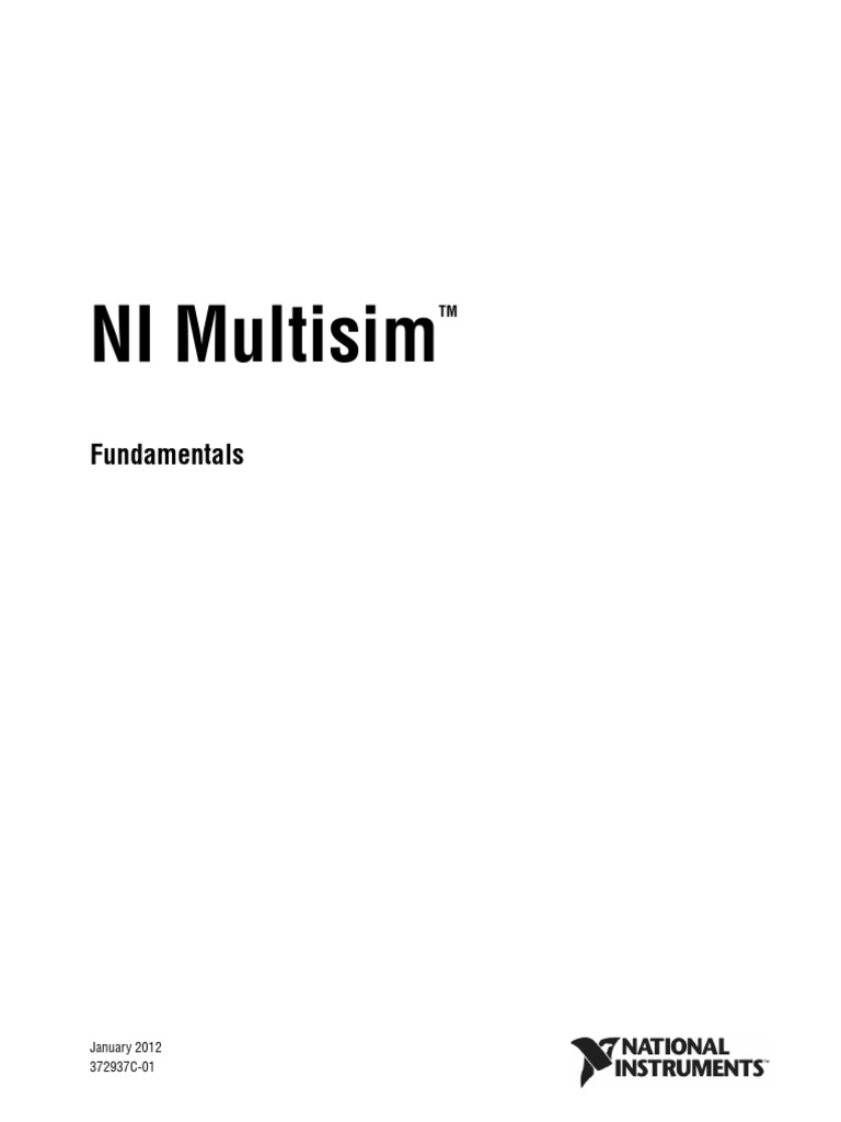 Multisim Fundamentals PDF | PDF | Microcontroller | Electronic Design ...