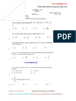 12th Public Exam Question Paper 2014 Maths October
