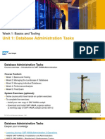 All SLIDES Hana Administration