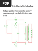 Parallel Capacitor Inverter With Feedback Diodes