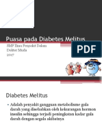 Penyuluhan - Puasa Pada Diabetes Melitus