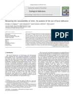 Measuring The Sustainabili Ty of Cities An Analysis of The Use of Local Indicators