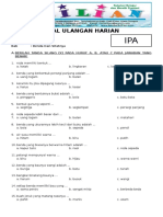 Soal IPA Kelas 1 SD Bab 4 Benda Dan Sifatnya Dan Kunci Jawaban