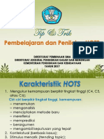 Tip & Trik Pembelajaran Dan Penilaian Hots