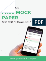 SSC CPO Final Paper