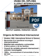 Portes Obertes Batx Internacional - 2018