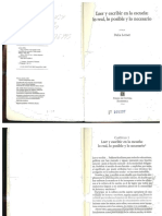 Delia Lerner - Leer y Escribir en La Escuela - Lo Real, Lo Posible, Lo Necesario (46 Hojas) PDF
