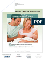 Pediatric Nutrition: Practical Perspectives: Breastfeeding: Optimal Nutrition For Infants
