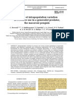 Drivers of Intrapopulation Variation in Resource Use in A Generalist Predator, The Macaroni Penguin