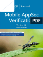 OWASP Mobile AppSec Verification Standard v1.0-ES