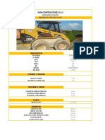 Ficha Técnica Minicargador Caterpillar 236B 2007