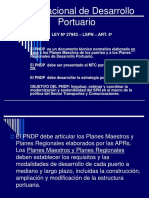 Plan Nacional de Desarrollo Portuario