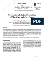 [Archives of Foundry Engineering] New Materials in the Production of Moulding and Core Sands (1)