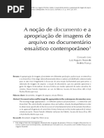 LINS - A Noção de Documento e a Apropriação de Imagens de Arquivo No Documentário Ensaístico Contemporâneo