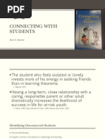 connecting with students