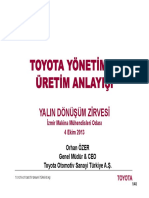 Toyota Yonetim Ve Uretim Anlayışı