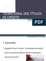 Aula 13 - Titulos de Credito